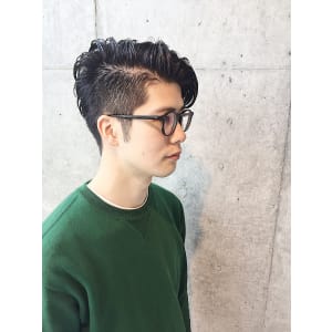 お客様を撮影☆刈り上げスタイル☆