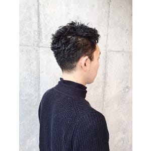 お客様を撮影☆クセをいかした刈り上げスタイル☆