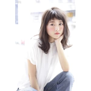 透け感グレージュロブ