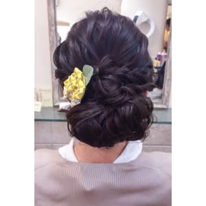 hair coucouお客様アレンジ
