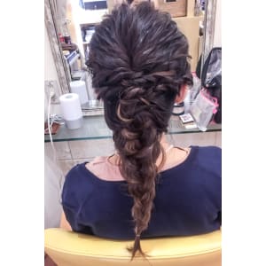 hair coucouお客様アレンジ