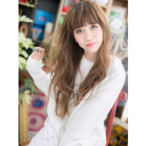 ルーズ感ある…ラフウェーブロング