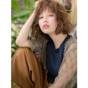 媚びない女子の無造作感ミディアム