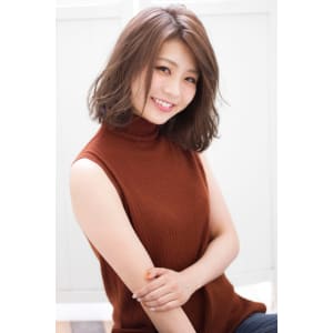 【担当　添田】大人可愛いワンサイドボブ