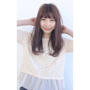 ニュアンスストレートセミロング  :o125