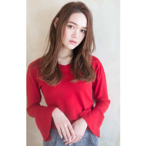 外国人風ゆるふわロングスタイル T-219