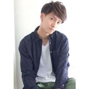 ツーブロックカジュアルショート :o130