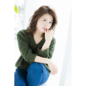 立ち上げ前髪で大人カワイイ