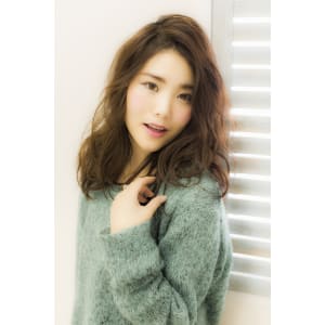 中村アン風バング立ち上げスタイル