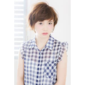 ナチュラルショートボブ