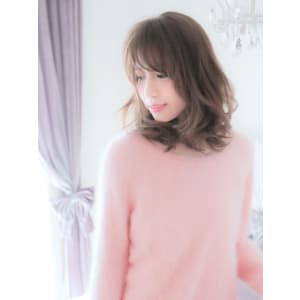 女子力向上☆フェミニンミディアム