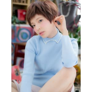 ピンクカラー★ガーリーショート