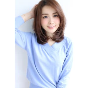 ワンカールの大人女性ミディアム【H-413】