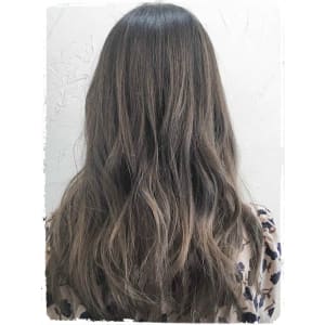 【Reir下北沢】*+外国人風バレイヤージュ+ヘザーベージュ