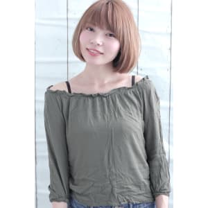 カットだけできまる柔らかいボブ
