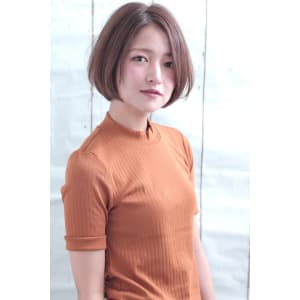 カットだけでキマるヘルシーなボブ