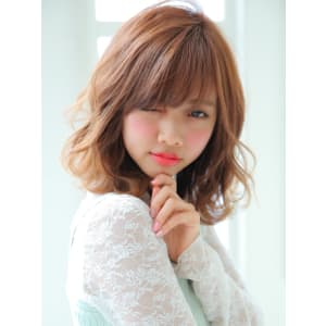 スモーキーピンク★ふんわり女子ロンブ