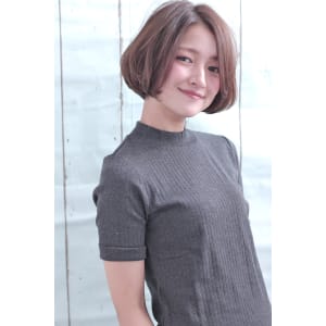 オシャレなやわらかボブ×ワンカール