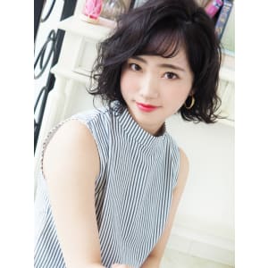 【ジュレベール 松田】 黒髪ナチュラル可愛い大人女子ボブ☆