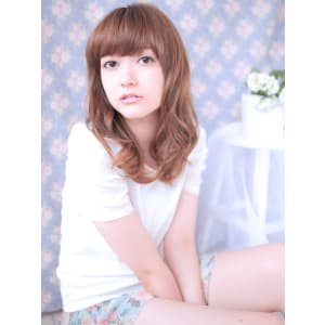 柔らかバングの上質ミディアム☆