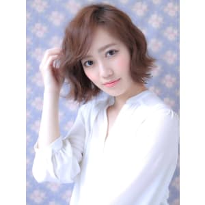 外ハネウェーブミディ