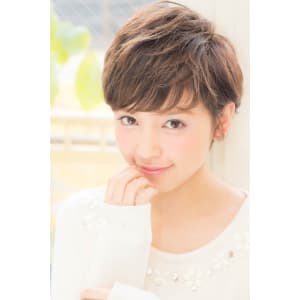 【hair coucou】コンパクトモダン無造作ショート　ｖ