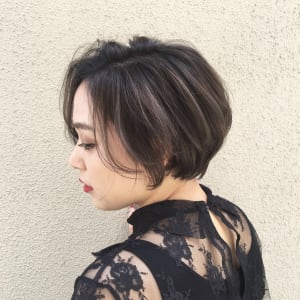 ハイライト×ローライト　3Dショート - hair salon Athle【アスレ】掲載中