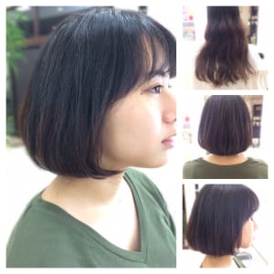 イメチェン☆ワンカールナチュラルボブ