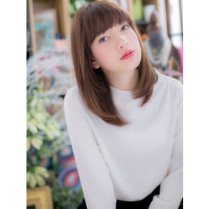触れたくなるような ウルツヤストレート