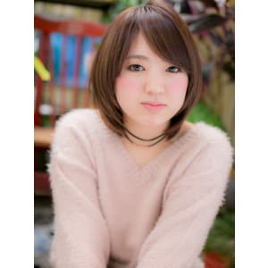 流しバングでオトナショート☆