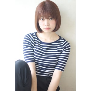 ナチュラルストレート ツヤボブ