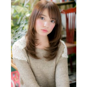大人sweetな自然体セミディ