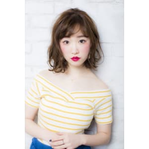 くしゃっと抜け感カールボブ