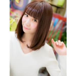 ナチュラルストレートミディ