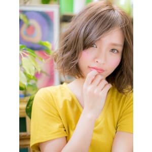 ニュアンスパーマ◎ふわっとミディ