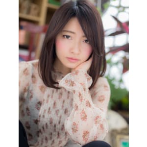 女っぽシンプル◎ハンサムストレート