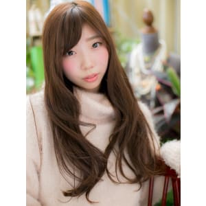 クリアベージュ☆ゆるふわロング