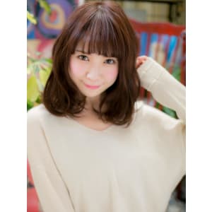 やわらかゆるウェーブミディ