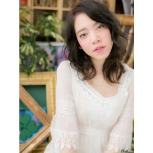 エアリーカールでアンニュイムード