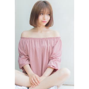 ワンカールストレートグレージュカラースタイル　AKI-164
