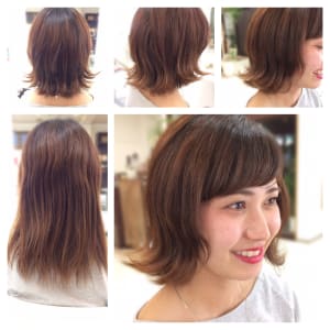 イメチェン☆外ハネボブスタイル