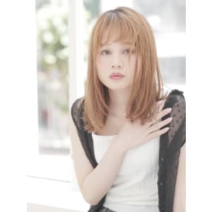 ナチュラルストレートミディ
