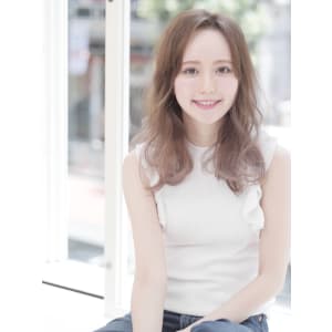 ゆるふわ斜めバング