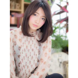 女っぽシンプル◎ハンサムストレート