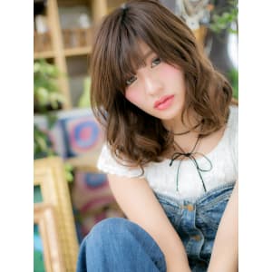 抜け感やわらかウェーブ