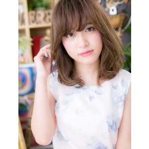 束感ニュアンス＊自然体セミディ