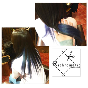 インナーブルーカラー - Richromatic hair studio【リクロマティックヘアスタジオ】掲載中