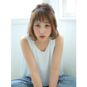 ジューシーミディ★柔らかボブアレンジ