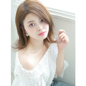 シースルーアッシュ★ワイドバンクストレート