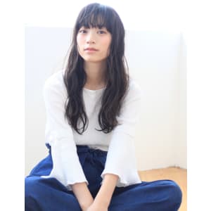 厚めバングヘルシーロング